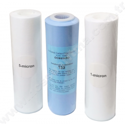 Housingli Su arıtma cihazları için 3 lü kalın kartuş filtre takımı