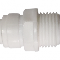 1/2 İnç erkek dişli 3/8 inç hortum girişli düz konnektör