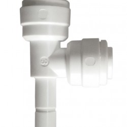 1/4 inç Quick Yandan boru saplı hortum dağıtıcı TEE