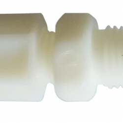 1/4 İnç erkek dişli somun sıkmalı tip düz konnektör