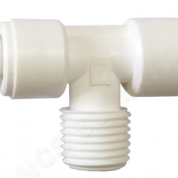 1/4 inç Quick Ortadan dişli hortum dağıtıcı TEE