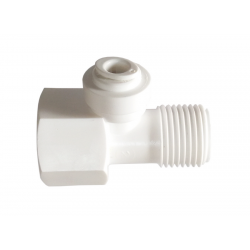 1/4 inç hortum girişli vanasız plastik hat alma adaptörü 1/4 inç hortum girişli vanasız plastik hat alma adaptörü