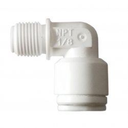 1/4 İnç Quick hortum girişli 1/8 inç dişli dirsekli erkek konnektör