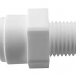 1/8 İnç dişli Quick düz erkek konnektör