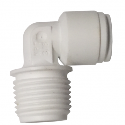 1/4 İnç Quick hortum girişli 3/8 inç dişli dirsekli erkek konnektör