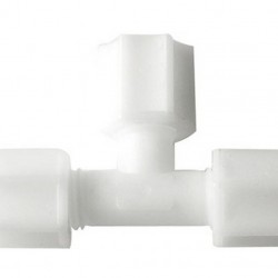 1/4 inç giriş çıkışlı somun sıkmalı hortum dağıtıcı TEE