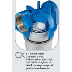 Atlas 20 İnç CX 50 Mikron Yıkanabilir Polyester filtre Atlas 20 İnç CX 50 Mikron Yıkanabilir Polyester filtre