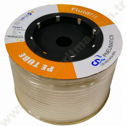  CDC 100 Metre uzunluğunda 3/8 inçlik PE Natural Şeffaf Hortum