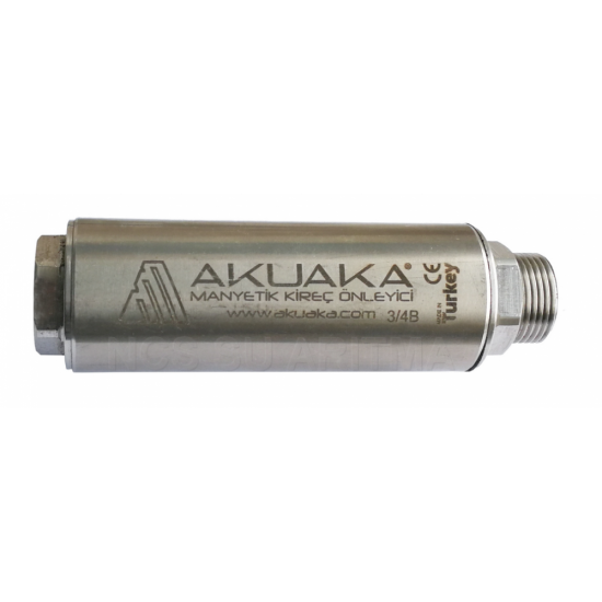Akua 3/4 İnç 15 cm. vidalı manyetik kireç önleyici Akua 3/4 İnç 15 cm. vidalı manyetik kireç önleyici