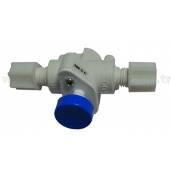 RO Su arıtmaları için 300 ml. basınçlı flush vanalı akış kısıtlayıcı