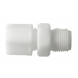 3/8 İnç erkek dişli somun sıkmalı tip düz konnektör