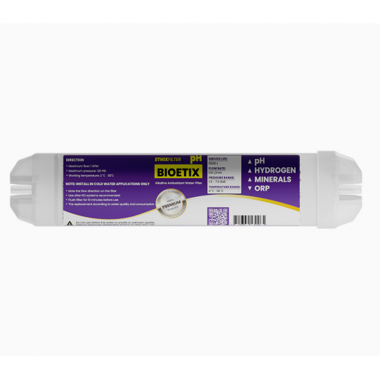 10 İnç inline Bioetix Alkali hidrojen filtre