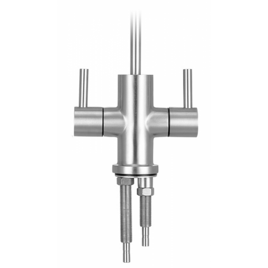 Çift yollu SUS304 İnox Paslanmaz çelik su arıtma musluğu 