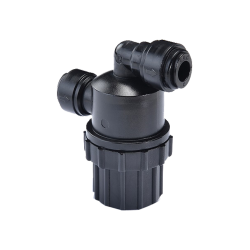 CDC 10 mm giriş çıkışlı paslanmaz çelik elekli mini filtre