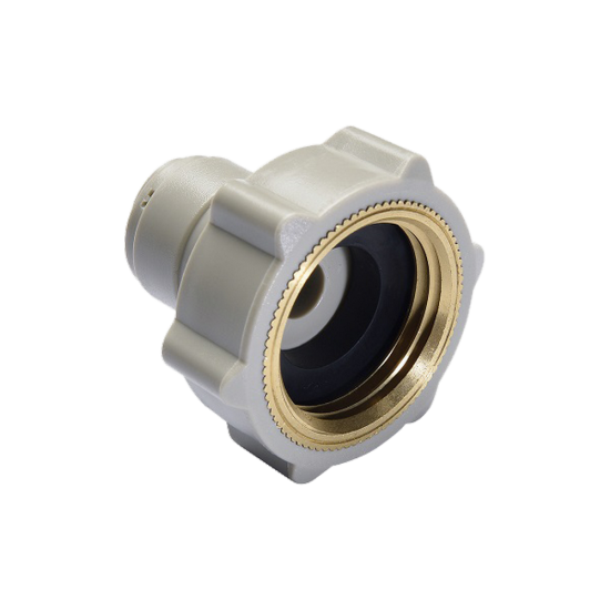 CDC 1/4 İnç Hortum girişli 3/4 inç Dişi pirinç dişli konnektör CDC 1/4 İnç Hortum girişli 3/4 inç Dişi pirinç dişli konnektör