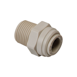 CDC 1/4 İnç hortum girişli 1/2 inç erkek dişli düz konnektör