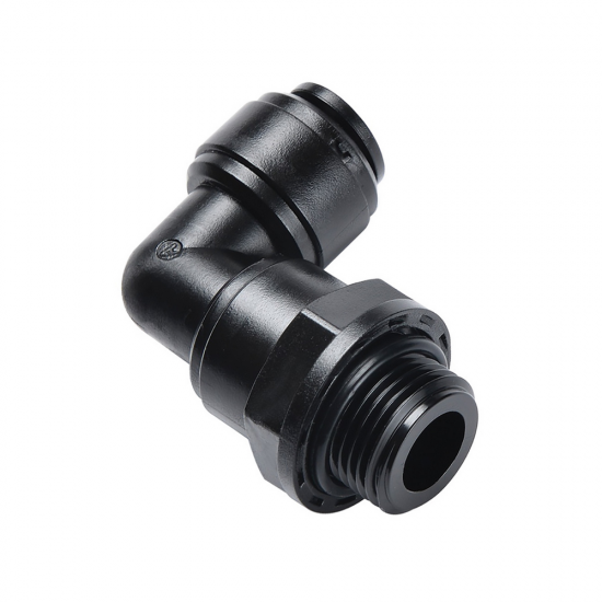 CDC 10 mm hortum girişli 3/8 inç döner erkek dirsek konnektör CDC 10 mm hortum girişli 3/8 inç döner erkek dirsek konnektör