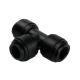 CDC 10mm. metrik üç yollu hortum dağıtıcı T konnektör     