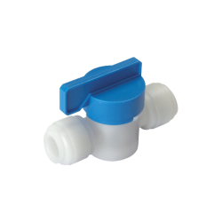 CDC Fluidfit 1/4 İnç Plastik küresel vana