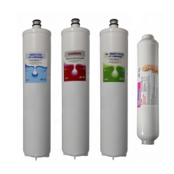 Aquawell Siesta su arıtma cihazına uyumlu 4lü Filtre Seti