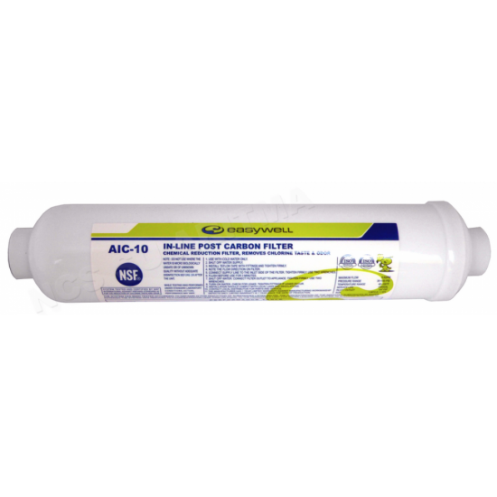 10 İnç İnline AIC-10 NSF onaylı Post Karbon Filtre 10 İnç İnline AIC-10 NSF onaylı Post Karbon Filtre