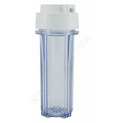 10 İnç Çift O-ring’li su arıtma şeffaf filtre housingi