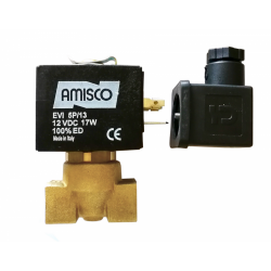 GEVAX 1/4 İnç direk çekmeli 12 Volt DC  Solenoid Valf