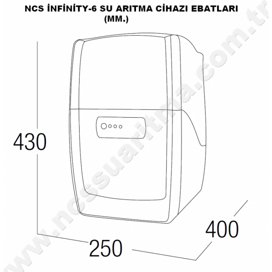 NCS İNFİNİTY–6 ROP Kabinli Pompalı Su Arıtma Cihazı