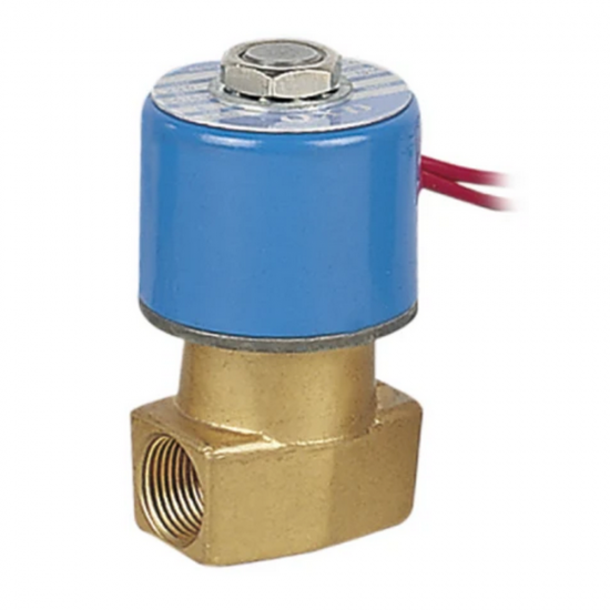 KSD 3/8 İnç 220 Volt AC pirinç gövdeli Solenoid vana