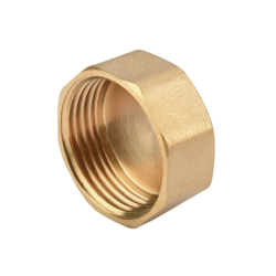 3/8 inç iç dişli sarı pirinç kör tapa