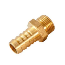 1/2 inç X12mm erkek dişli pirinç hortum rekoru