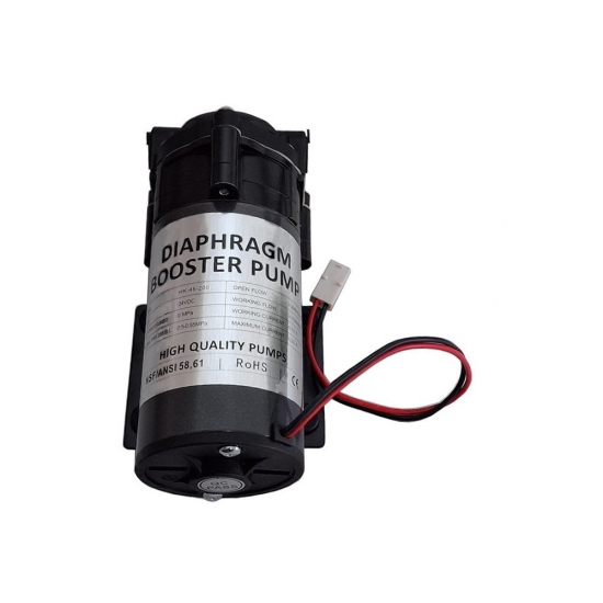 Lefoo 24 Volt DC 200 GPD RO su arıtma basınç pompası Lefoo 24 Volt DC 200 GPD RO su arıtma basınç pompası