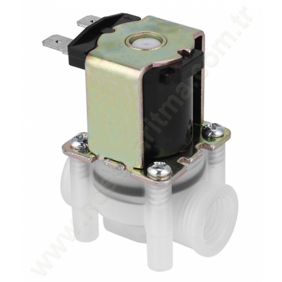 Lefoo 1/4 inç 220 Volt AC Plastik Solenoid Vana