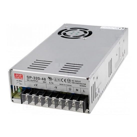 Mean Well SP-320-48 DC 48 Volt Güç kaynağı Mean Well SP-320-48 DC 48 Volt Güç kaynağı