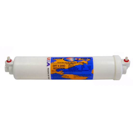 10 İnç inline Omnipure K2505SS USA sediment filtre