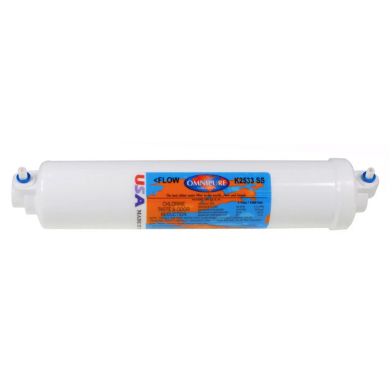 10 İnç İnline Omnipure K2533SS USA GAC Karbon filtre