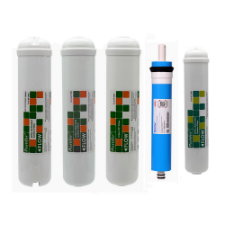 Purefer 11 İnç inline çubuklu 5li RO filtre seti Purefer 11 İnç inline çubuklu 5li RO filtre seti