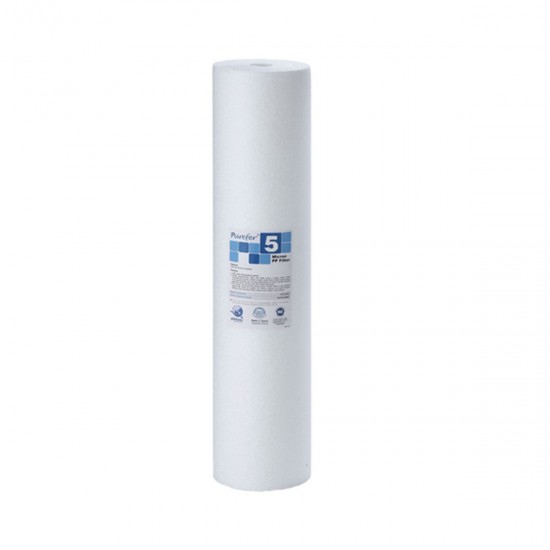 Purefer 20 İnç 5 mikron BB Jumbo kartuş sediment filtre Purefer 20 İnç 5 mikron BB Jumbo kartuş sediment filtre