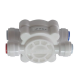 Stormtec Kore malı 1/4 İnç Quick 4 yollu shut-off valf   