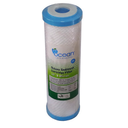 Swun Chyan 10 İnç 5 mikron kapaklı deluxe spun sediment filtre Swun Chyan 10 İnç 5 mikron kapaklı deluxe spun sediment filtre