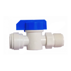 Swun Chyan 1/4 İnç Hortum girişli vida dişli plastik küresel vana