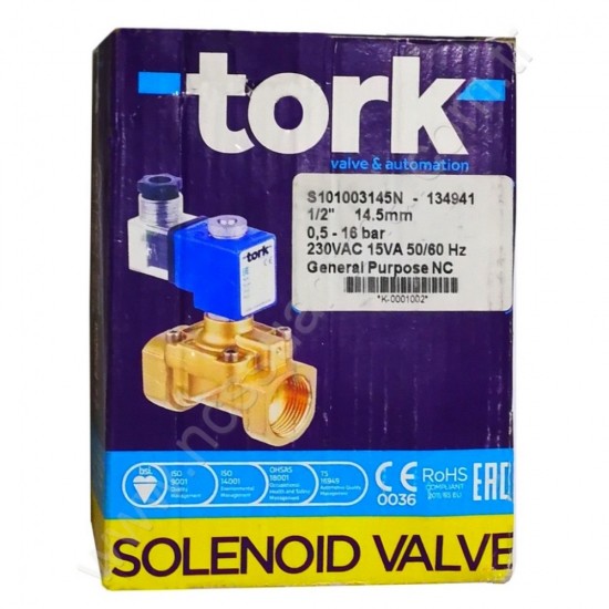 S1010 (TORK-GP) Serisi 230 Volt  AC Genel maksat Solenoid Valfi