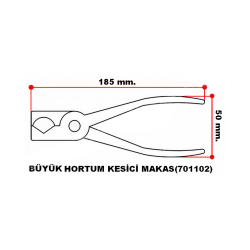 ZEC Plastik hortum kesici büyük metal makas ZEC Plastik hortum kesici büyük metal makas