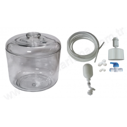 Sebil üstüne monte edilir cam damacana aparatı Sebil üstüne monte edilir cam damacana aparatı